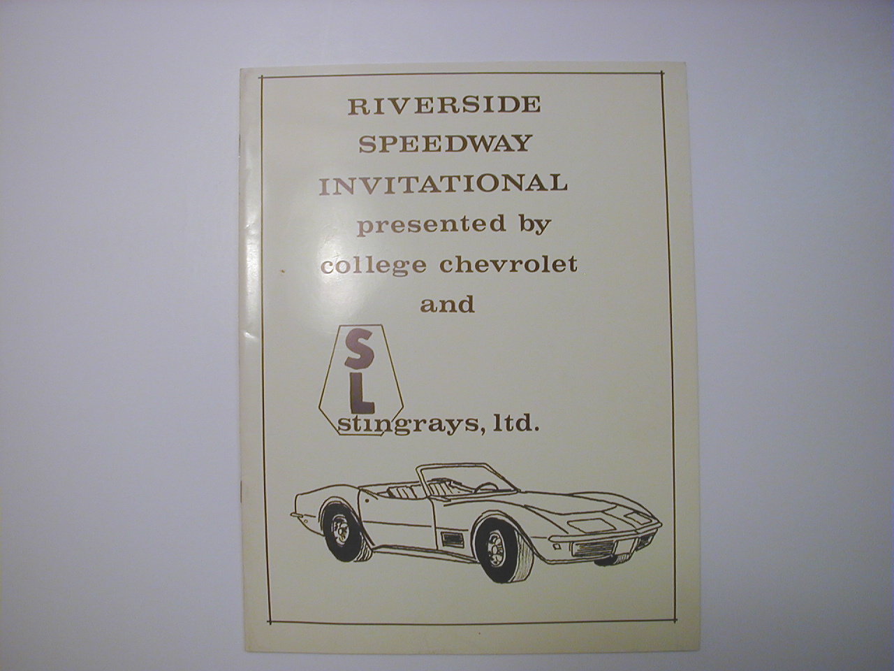 Riverside Speedway Invitational Brochure, 1969